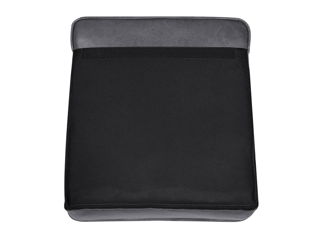 3 Seater Sofa Faux Leather Grey LOKKA