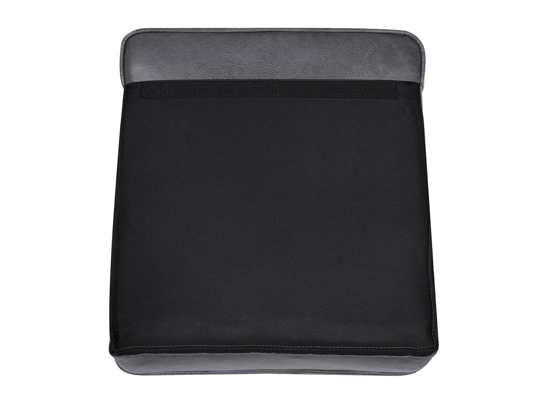 3 Seater Sofa Faux Leather Grey LOKKA
