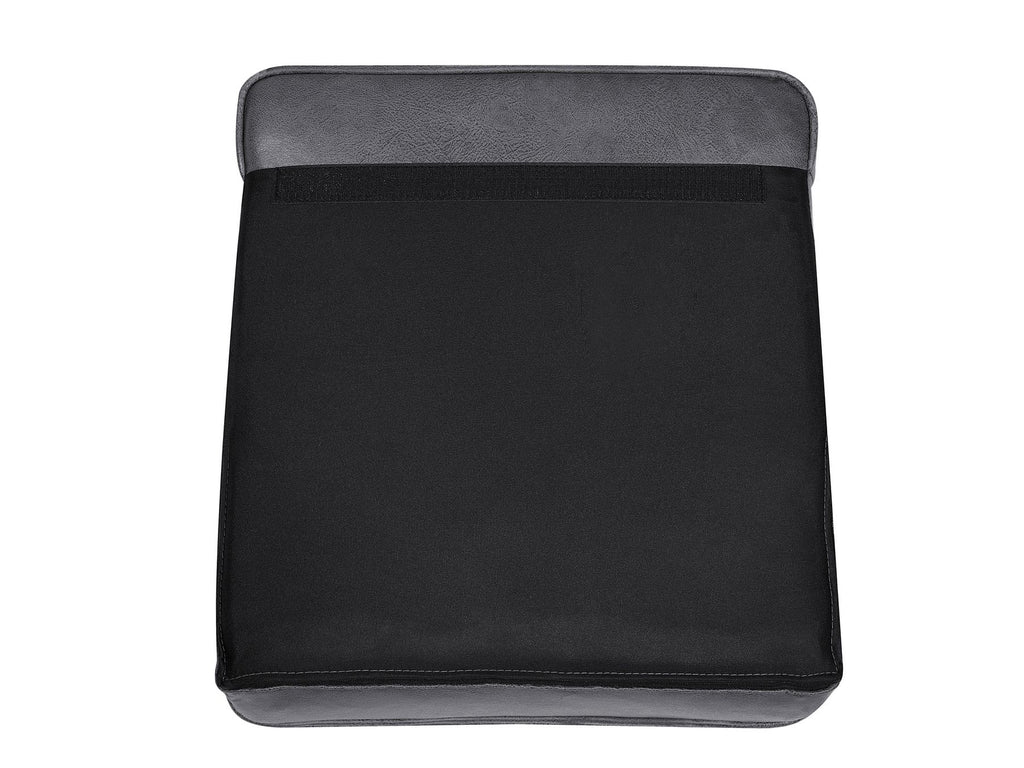 2 Seater Sofa Faux Leather Grey LOKKA