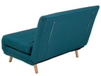 Single Sofa Bed SETTEN Fabric Sea Blue