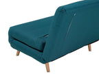 Single Sofa Bed SETTEN Fabric Sea Blue