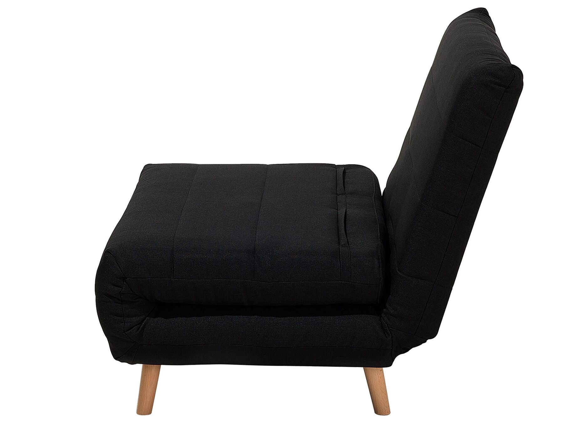 Single Sofa Bed SETTEN Fabric Black