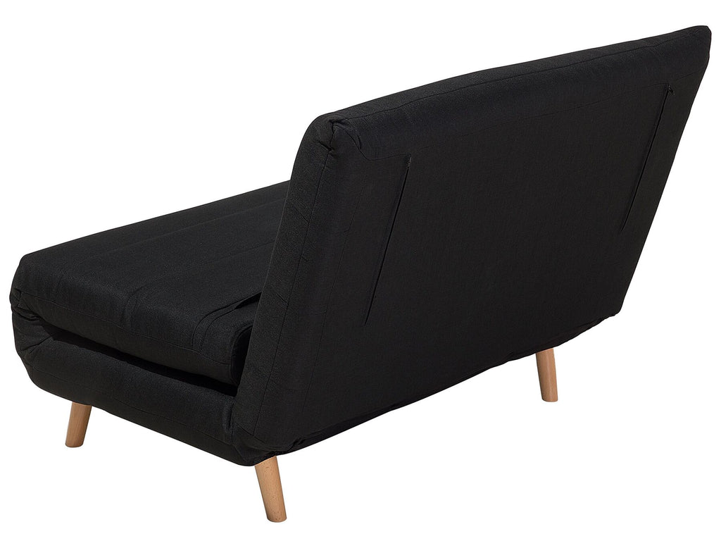 Single Sofa Bed SETTEN Fabric Black