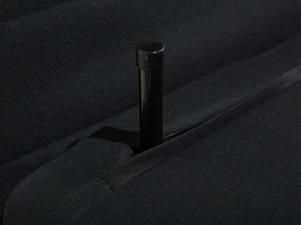 Single Sofa Bed SETTEN Fabric Black