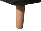 Single Sofa Bed SETTEN Fabric Black
