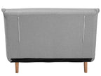 Single Sofa Bed SETTEN Fabric Light Grey