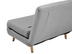 Single Sofa Bed SETTEN Fabric Light Grey