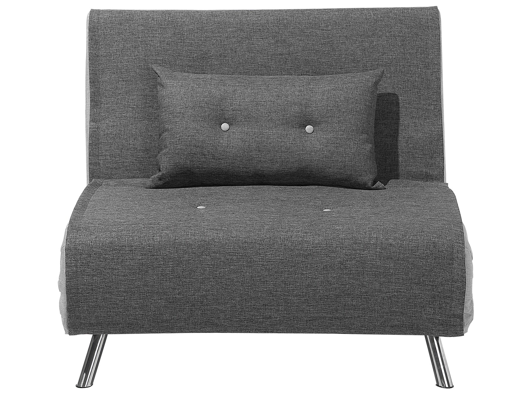 Single Sofa Bed FARRIS Fabric Dark Grey