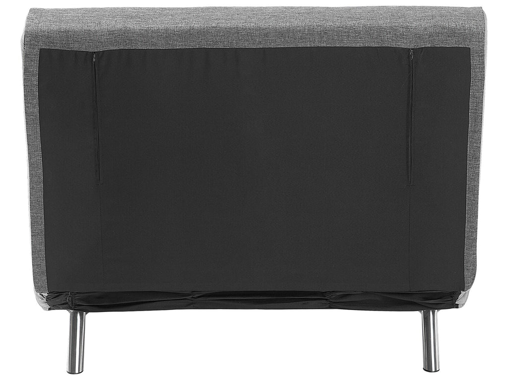 Single Sofa Bed FARRIS Fabric Dark Grey