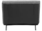 Single Sofa Bed FARRIS Fabric Dark Grey