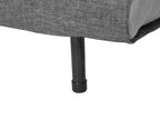 Single Sofa Bed FARRIS Fabric Dark Grey