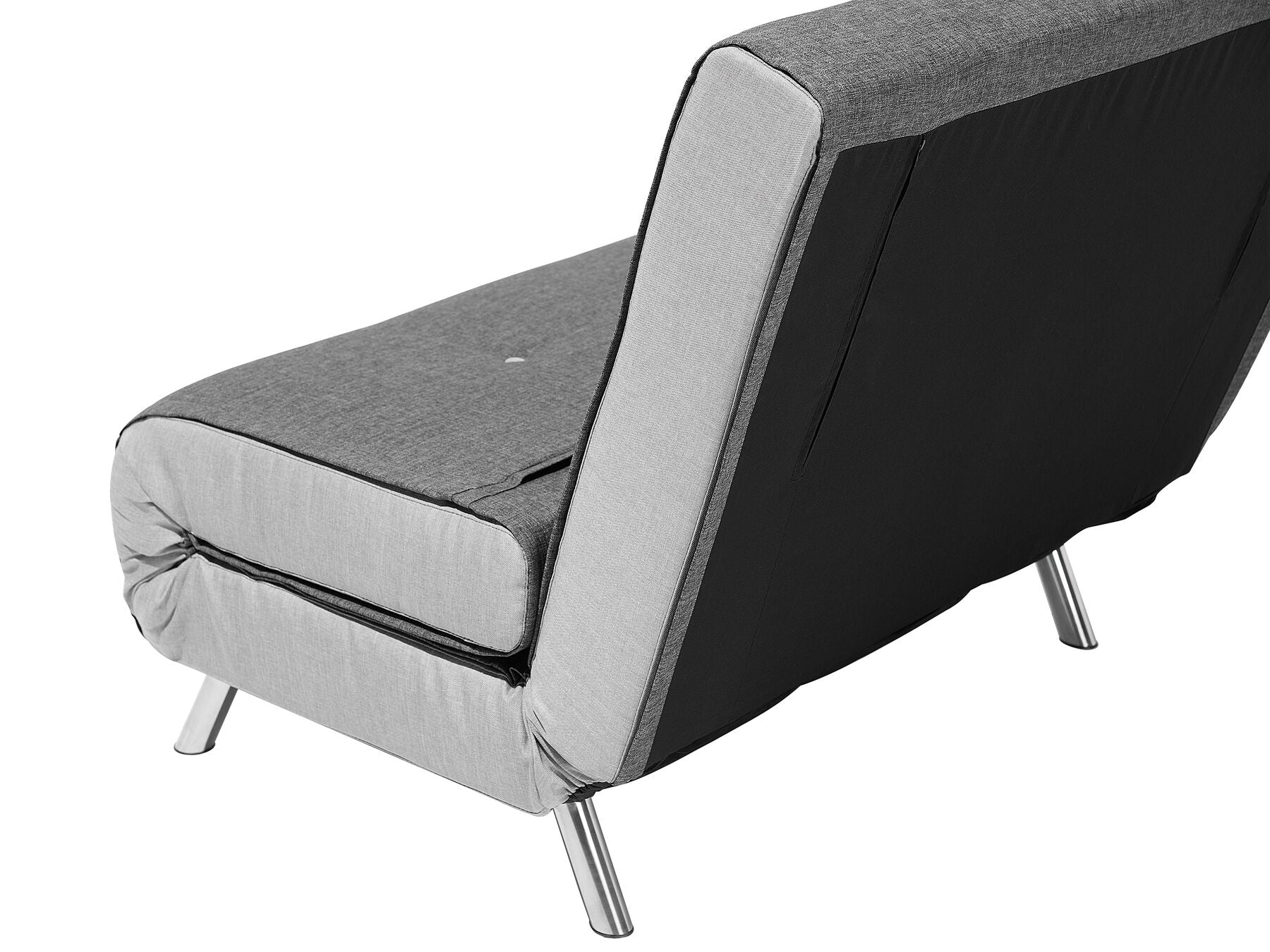 Single Sofa Bed FARRIS Fabric Dark Grey