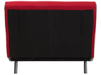 Single Sofa Bed FARRIS Fabric Red