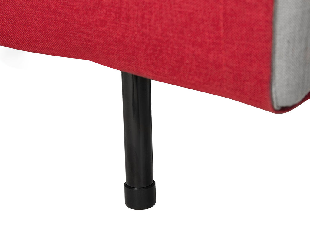Single Sofa Bed FARRIS Fabric Red