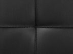 Sofa Bed ROXEN Faux Leather Black 3 Seater