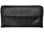 Sofa Bed ROXEN Faux Leather Black 3 Seater