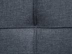 Sofa Bed ROXEN Fabric Dark Grey 3 Seater
