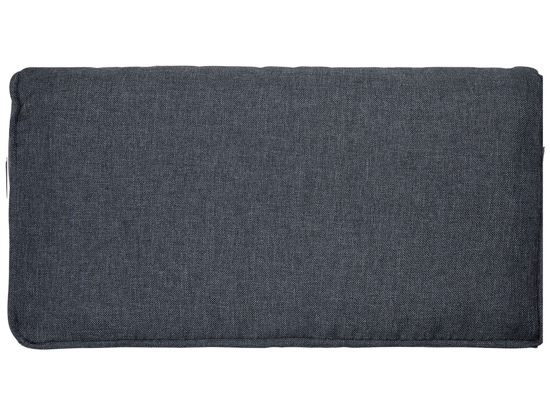 Sofa Bed ROXEN Fabric Dark Grey 3 Seater