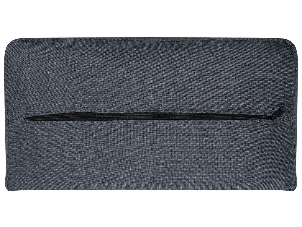 Sofa Bed ROXEN Fabric Dark Grey 3 Seater