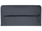 Sofa Bed ROXEN Fabric Dark Grey 3 Seater