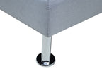 Sofa Bed ROXEN Fabric Light Grey 3 Seater
