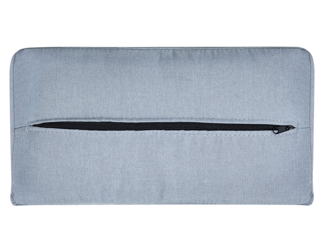 Sofa Bed ROXEN Fabric Light Grey 3 Seater