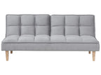 Sofa Bed SILJAN Fabric Light Grey Grey 3 Seater