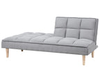Sofa Bed SILJAN Fabric Light Grey Grey 3 Seater