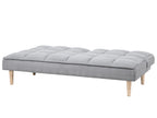 Sofa Bed SILJAN Fabric Light Grey Grey 3 Seater