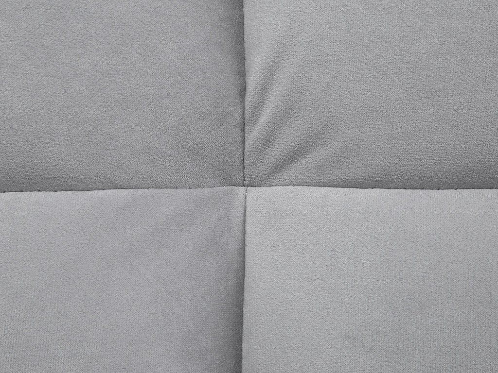 Sofa Bed SILJAN Fabric Light Grey Grey 3 Seater