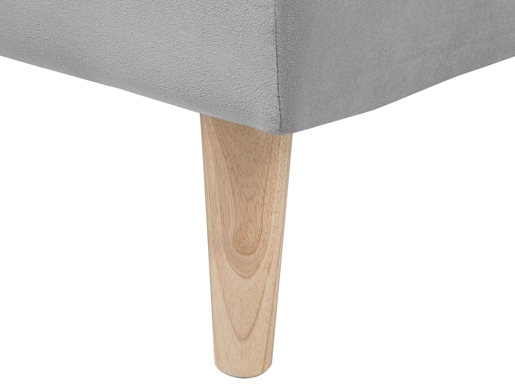 Sofa Bed SILJAN Fabric Light Grey Grey 3 Seater
