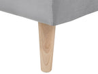 Sofa Bed SILJAN Fabric Light Grey Grey 3 Seater