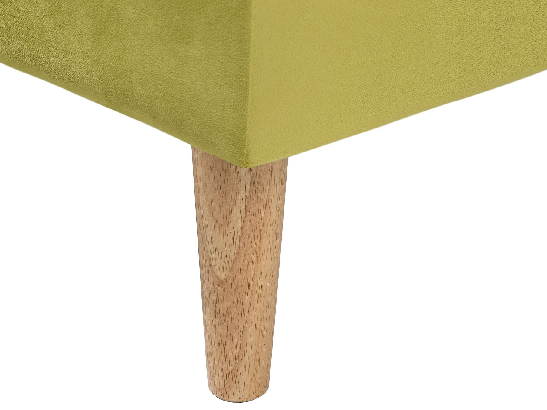 Sofa Bed SILJAN Fabric Olive Green 3 Seater
