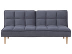 Sofa Bed SILJAN Fabric Dark Grey 3 Seater