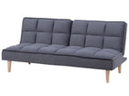 Sofa Bed SILJAN Fabric Dark Grey 3 Seater