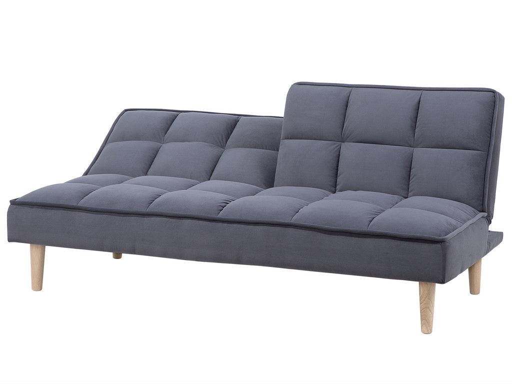 Sofa Bed SILJAN Fabric Dark Grey 3 Seater