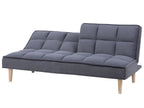 Sofa Bed SILJAN Fabric Dark Grey 3 Seater