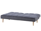 Sofa Bed SILJAN Fabric Dark Grey 3 Seater