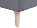 Sofa Bed SILJAN Fabric Dark Grey 3 Seater