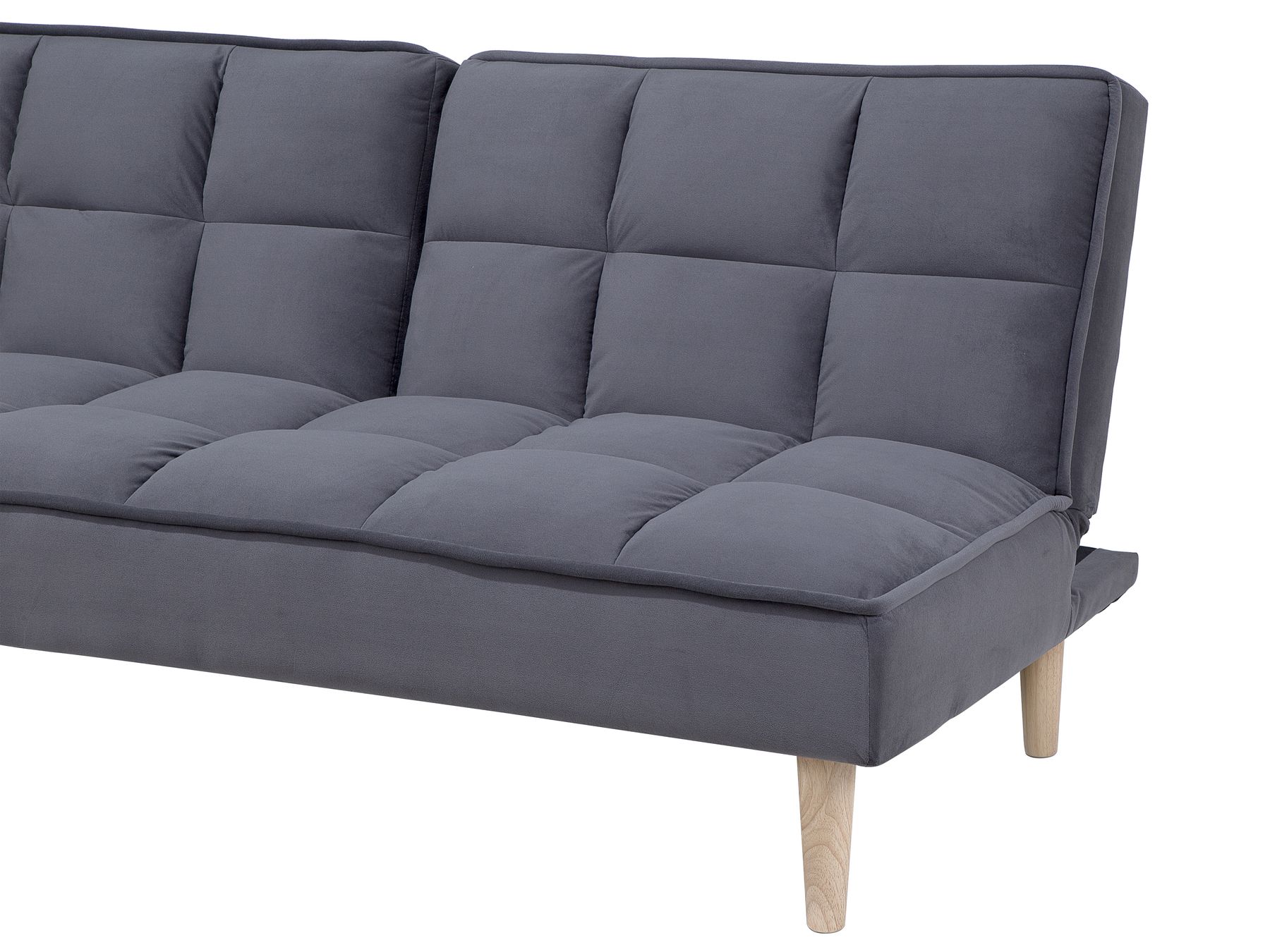 Sofa Bed SILJAN Fabric Dark Grey 3 Seater