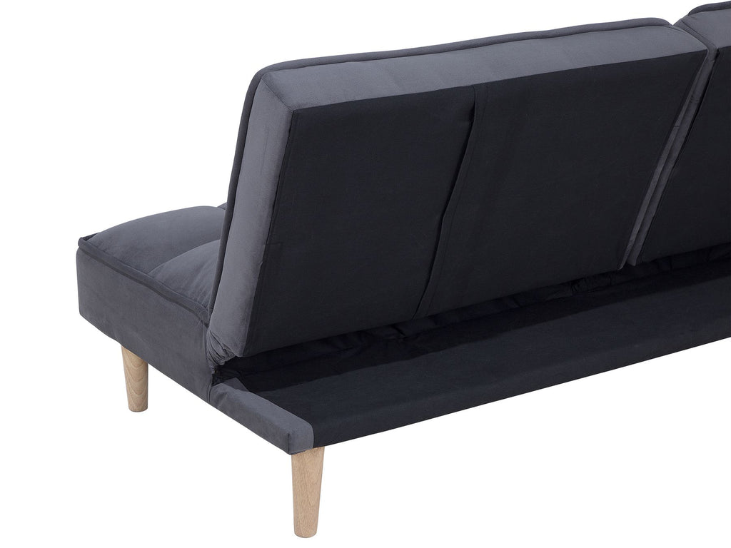 Sofa Bed SILJAN Fabric Dark Grey 3 Seater