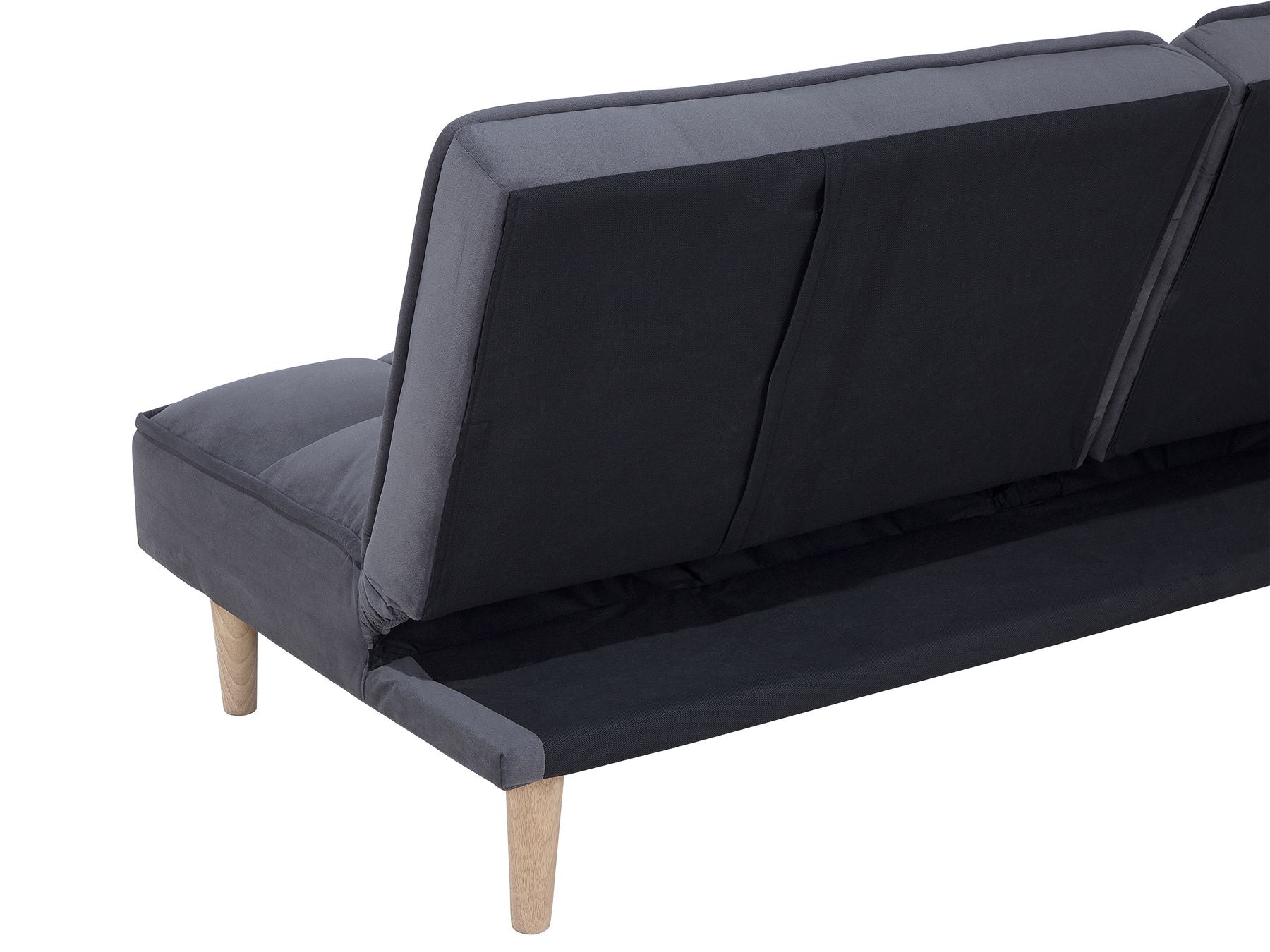 Sofa Bed SILJAN Fabric Dark Grey 3 Seater