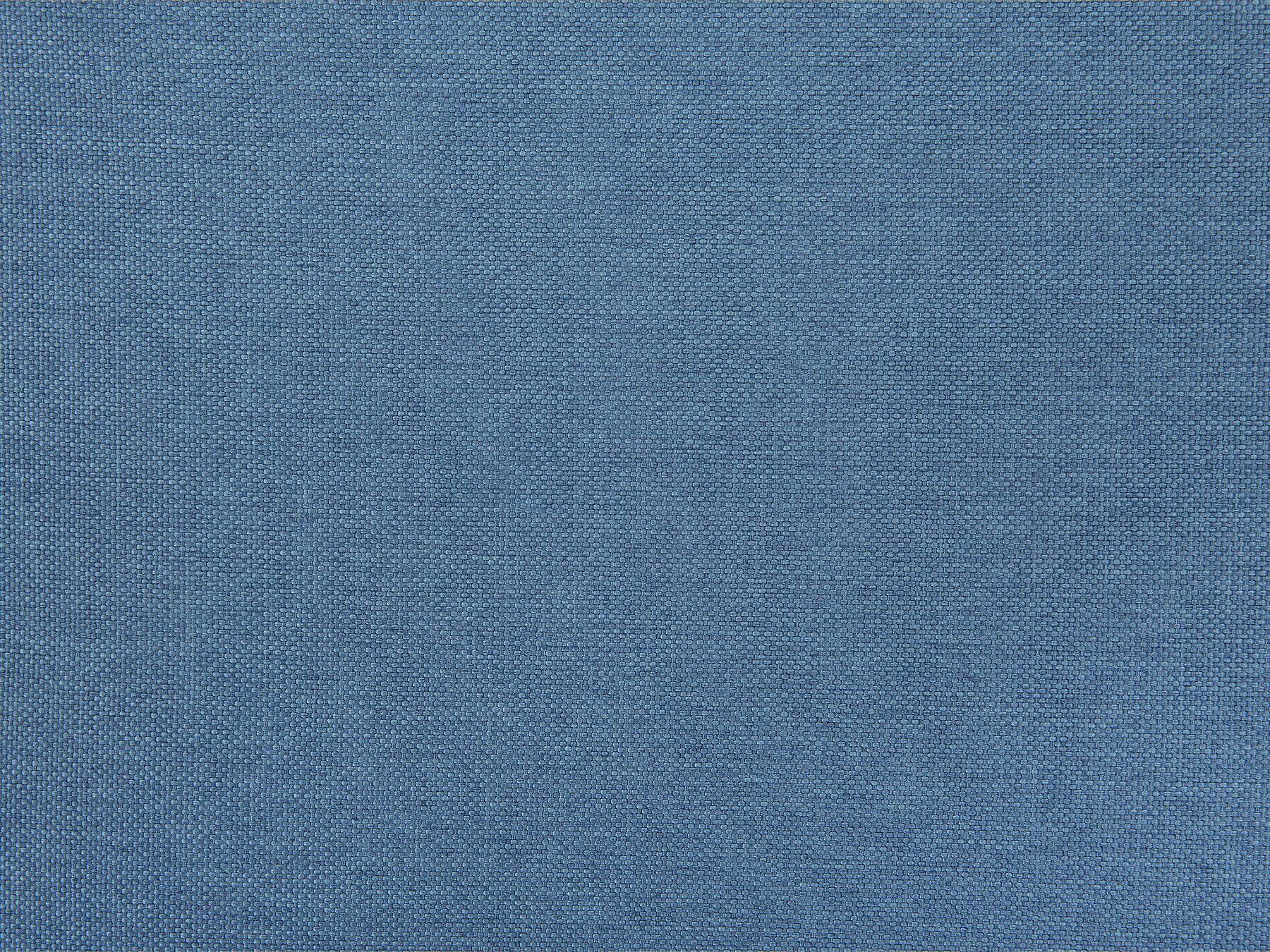 Left Hand Fabric Corner Sofa Blue MOTALA