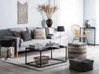 2 Seater Fabric Sofa Grey KALMAR