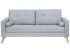 2 Seater Fabric Sofa Grey