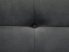 Sofa Bed FLORLI Fabric Black 3 Seater