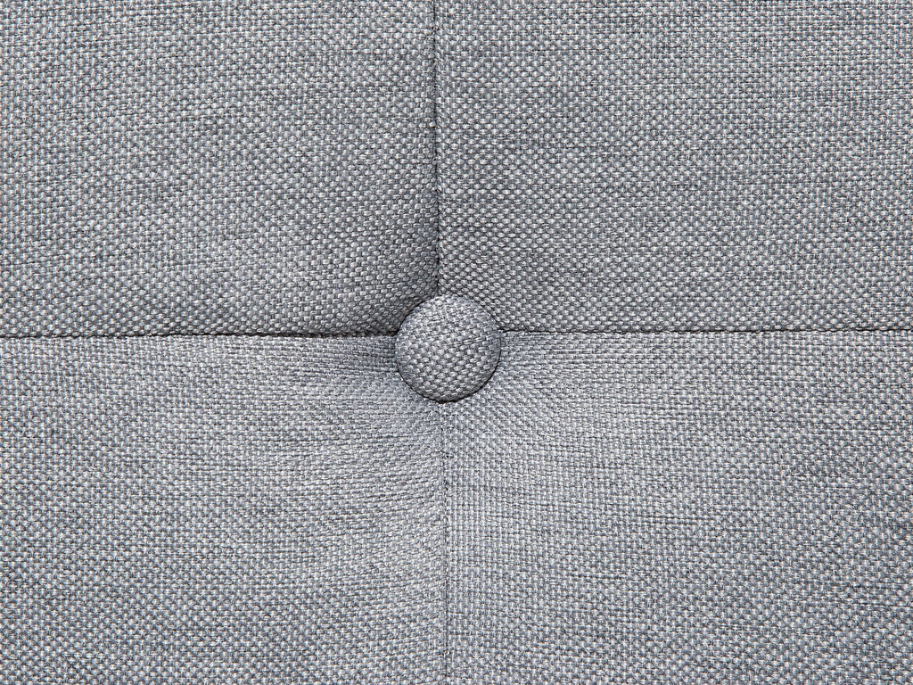 Sofa Bed FLORLI Fabric Light Grey 3 Seater