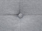 Sofa Bed FLORLI Fabric Light Grey 3 Seater