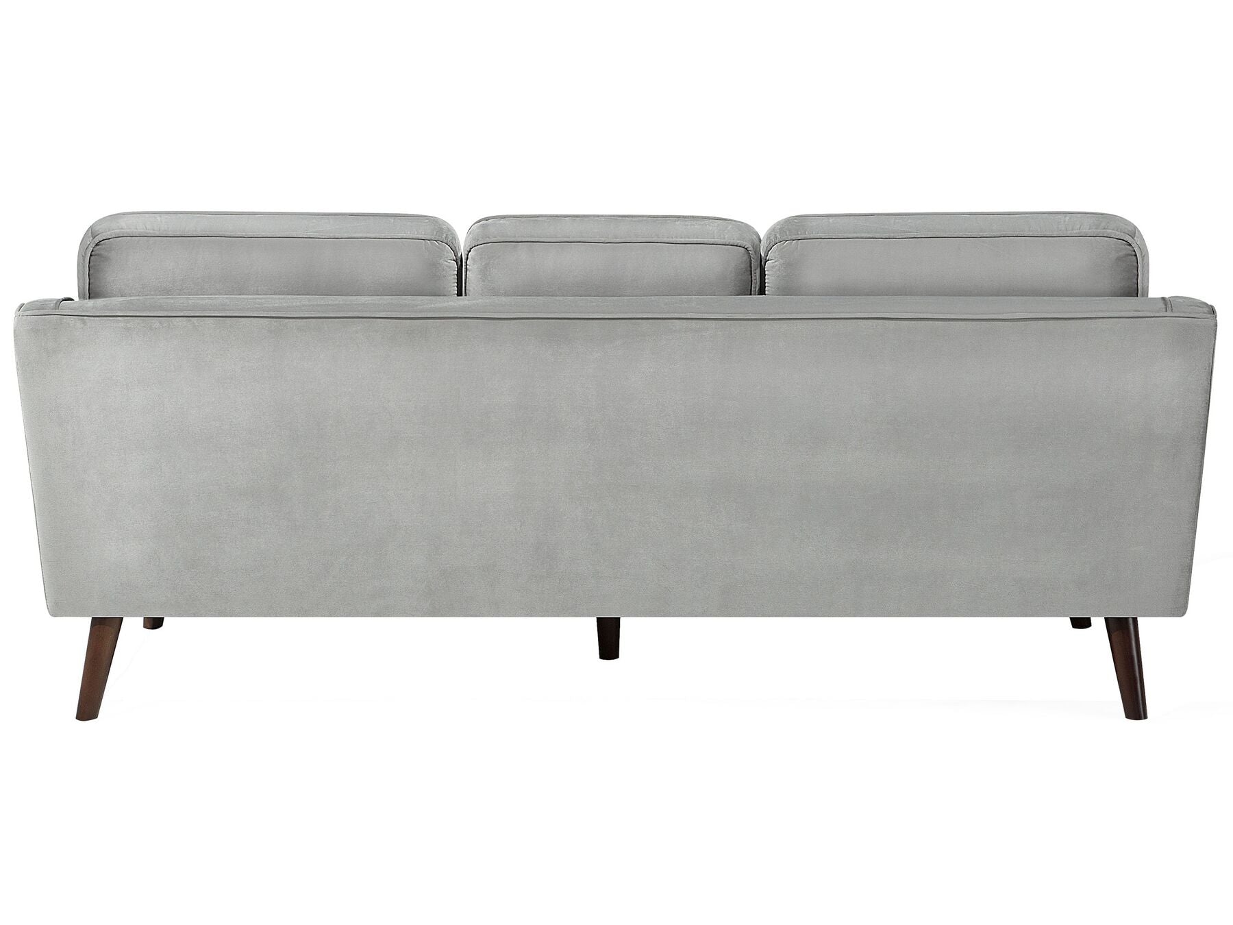 3 Seater Velvet Sofa Light Grey LOKKA