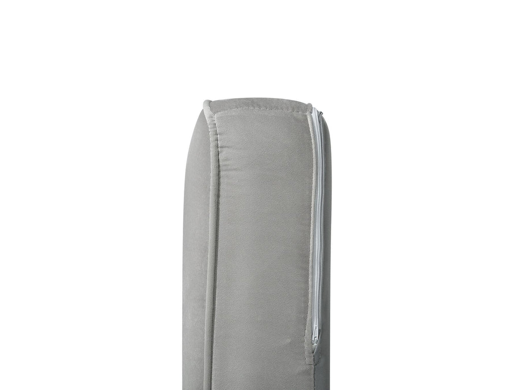 3 Seater Velvet Sofa Light Grey LOKKA